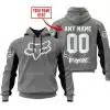 Custom Name Racing - Limited Edition - Fox Racing V2 - Grey