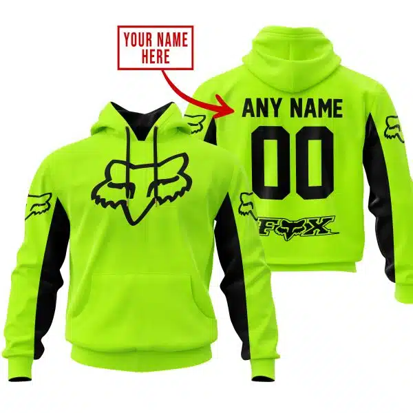 Custom Name Racing - Limited Edition - Fox Racing V2 - Neon