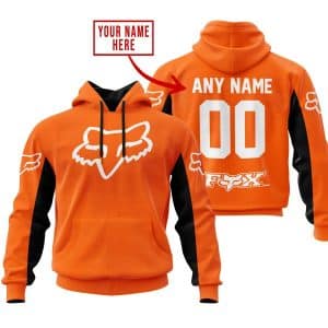 Custom Name Racing - Limited Edition - Fox Racing V2 - Orange