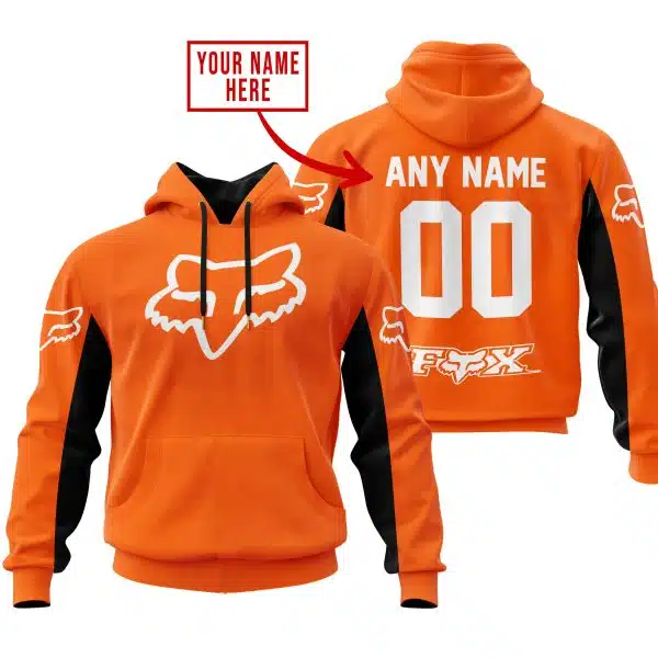 Custom Name Racing - Limited Edition - Fox Racing V2 - Orange