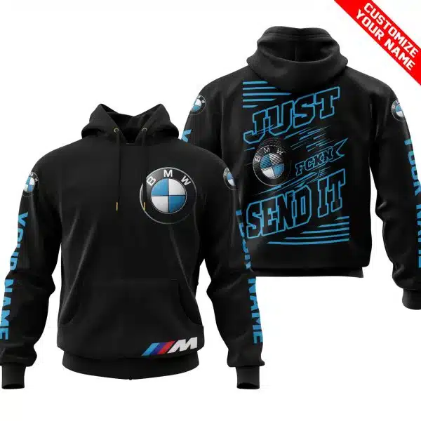 Premium Just Fckn Gonna Send It - Custom Name - Bmw - Sky Blue Black - Image 2