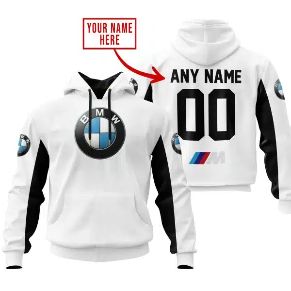 Custom Name Racing - Limited Edition - Bmw - White V2