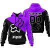 Premium Gift - Custom Name - Fox Racing - Purple