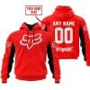 Custom Name Racing - Limited Edition - Fox Racing V2 - Red
