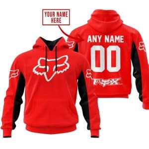 Custom Name Racing - Limited Edition - Fox Racing V2 - Red