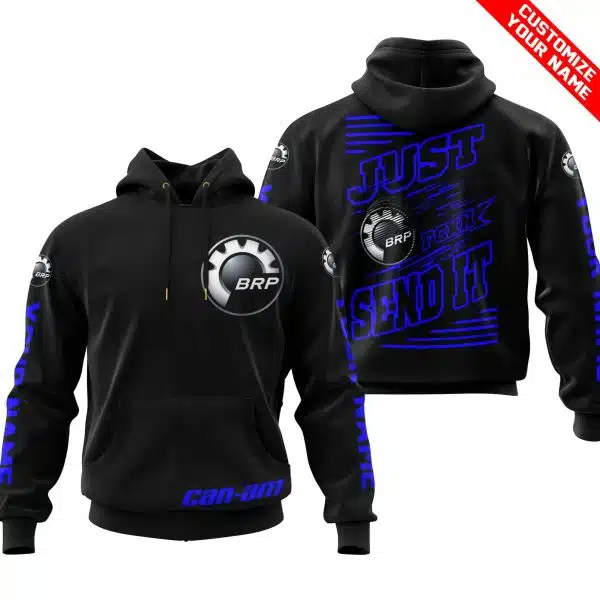Premium Just Fckn Gonna Send It - Custom Name - Can Am - Blue Black - Image 2