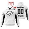 Custom Name Racing - Limited Edition - Fox Racing V2 - White