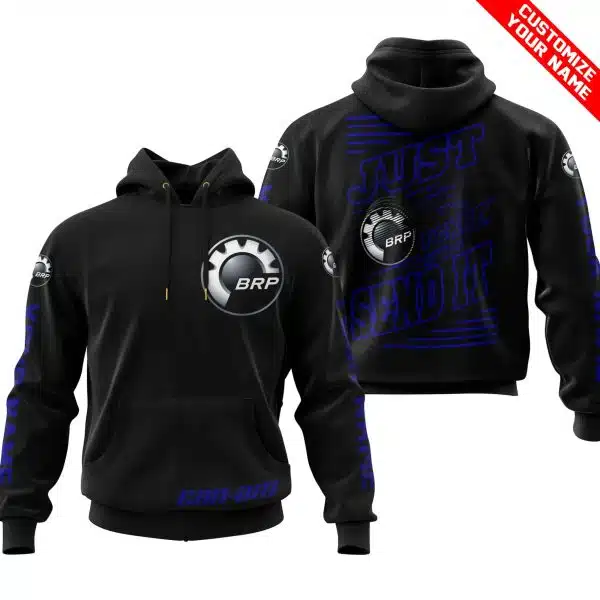Premium Just Fckn Gonna Send It - Custom Name - Can Am - Navy Black - Image 2