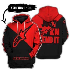 Just Fkcn Send It - 3d All Over Printed - Alpinestars Red
