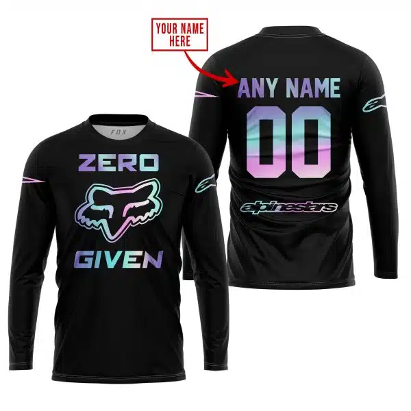 Zero Fox Given – Limited Edition – Alpinestars – Black - Image 2