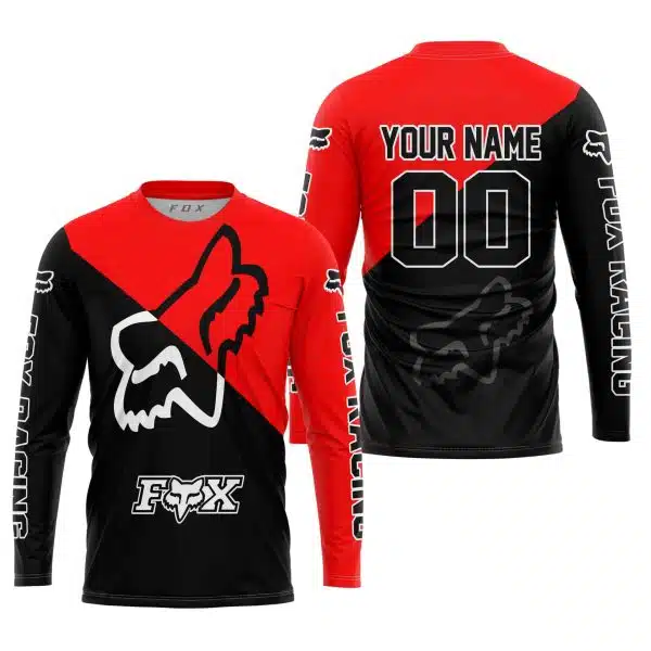 Premium Gift - Custom Name - Fox Racing - Red - Image 2
