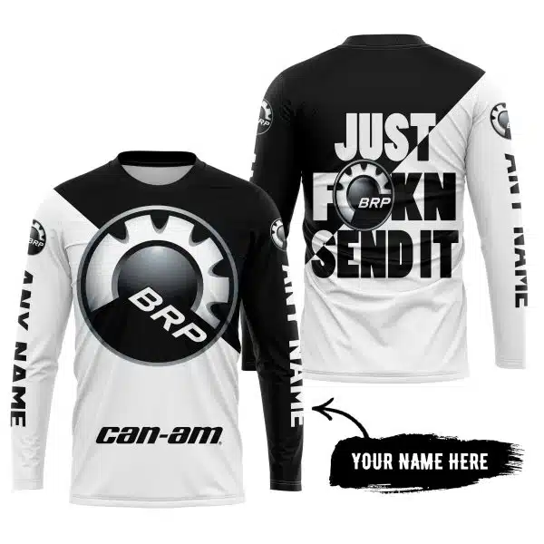 Just Fkcn Send It - 3d All Over Printed - Can Am Black - Image 5