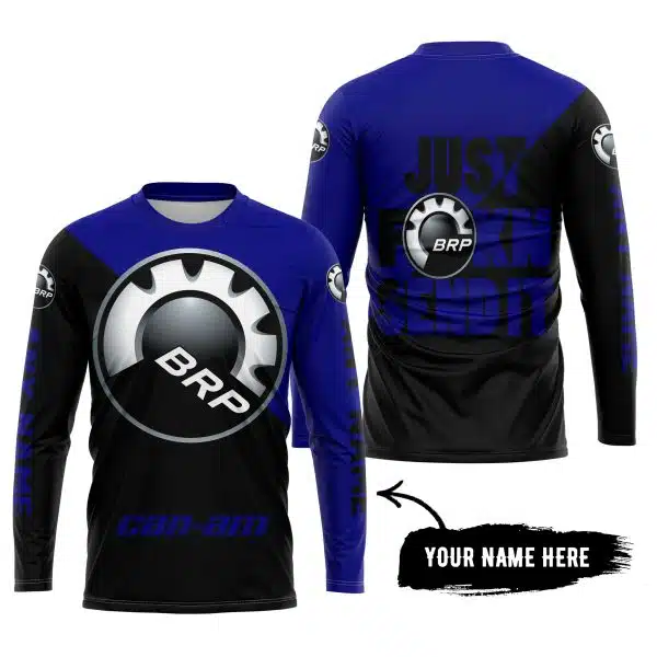 Just Fkcn Send It - 3d All Over Printed - Can Am Navy - Image 5