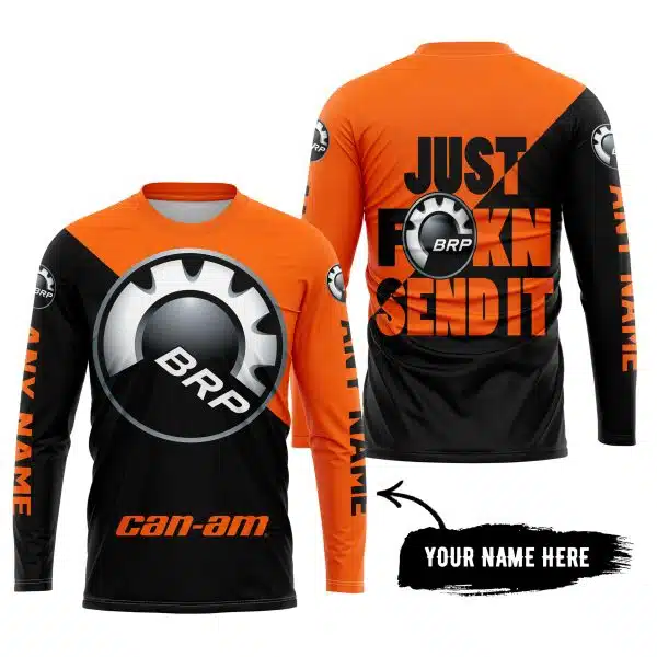 Just Fkcn Send It - 3d All Over Printed - Can Am Orange - Image 5