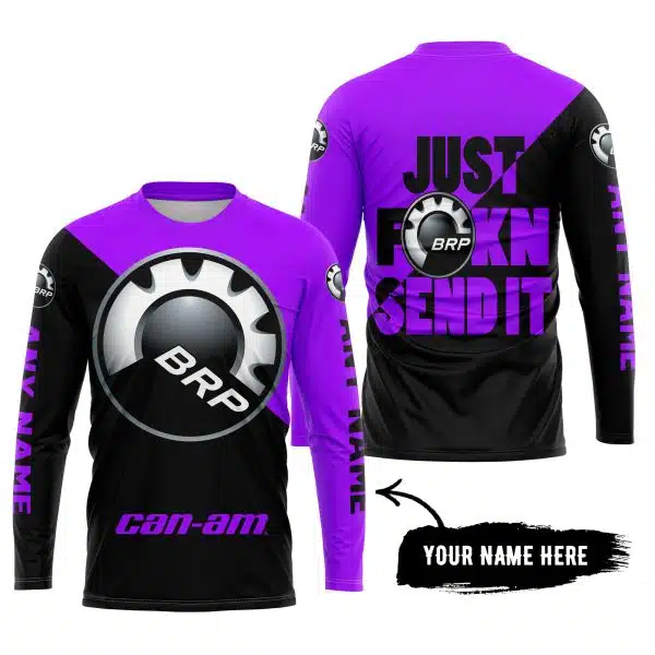 Just Fkcn Send It - 3d All Over Printed - Can Am Purple - Image 5