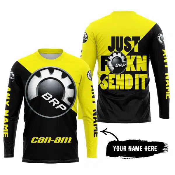 Just Fkcn Send It - 3d All Over Printed - Can Am Yellow - Image 5