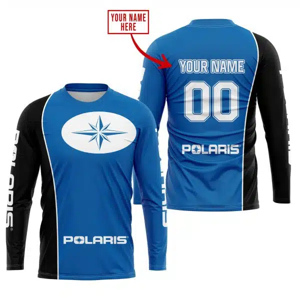 Limited Edition - Custom Name Motocrocss V2 - Polaris - Blue - Image 2