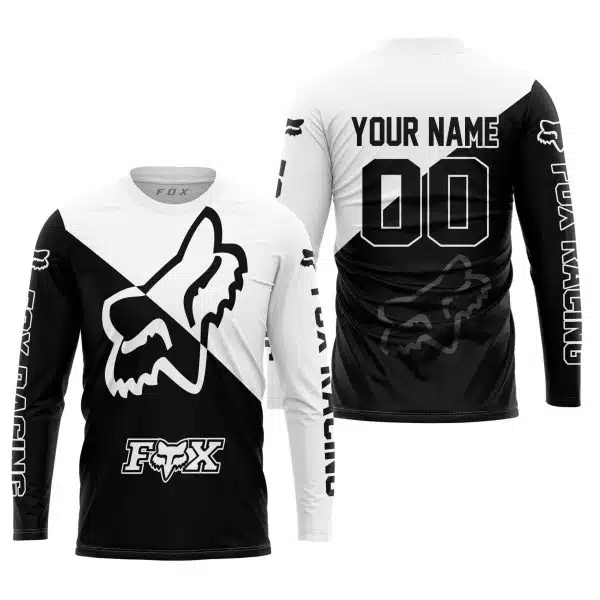 Premium Gift - Custom Name - Fox Racing - White - Image 2