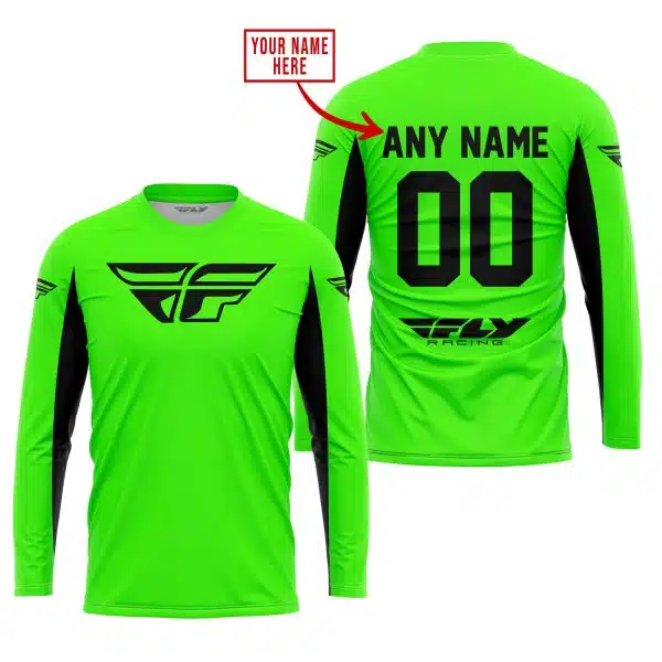 Custom Name Racing - Limited Edition - Fly Racing- Green V2 - Image 2