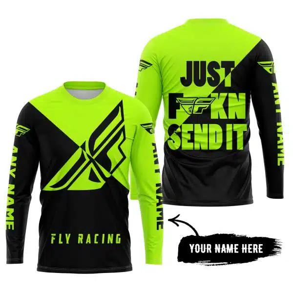 Just Fkcn Send It - 3d All Over Printed - Fly Racing Neon - Image 5