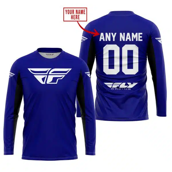 Custom Name Racing - Limited Edition - Fly Racing- Navy V2 - Image 2
