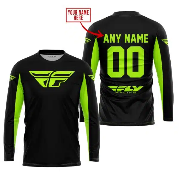 Custom Name Racing - Limited Edition - Fly Racing- Neon - Image 2