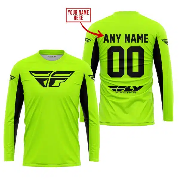 Custom Name Racing - Limited Edition - Fly Racing- Neon V2 - Image 2