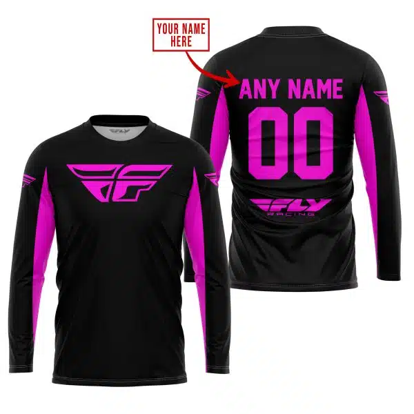 Custom Name Racing - Limited Edition - Fly Racing- Pink - Image 2