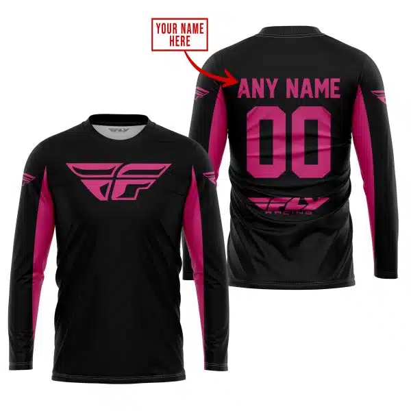 Custom Name Racing - Limited Edition - Fly Racing- Pink 1 - Image 2