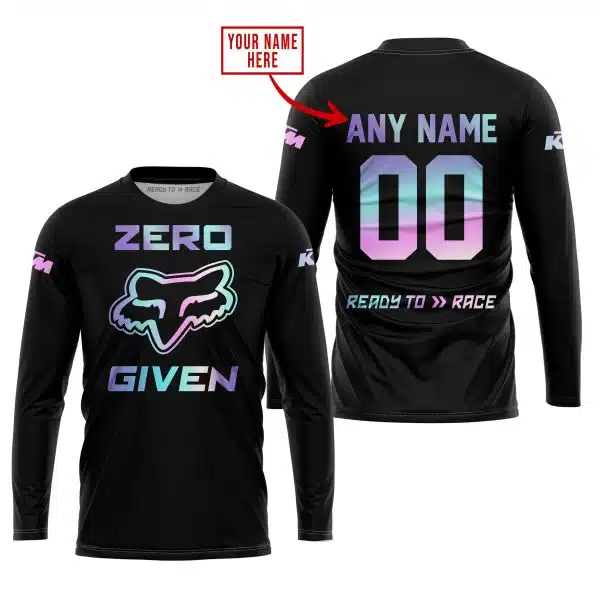 Zero Fox Given – Limited Edition – Ktm – Black - Image 2