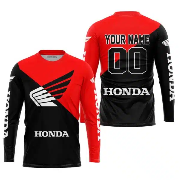Premium Gift - Custom Name - Honda - Red - Image 4