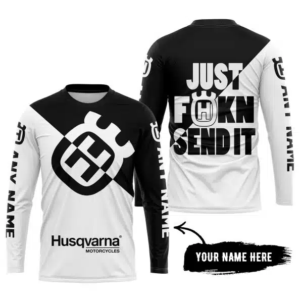 Just Fkcn Send It - 3d All Over Printed - Husqvarna Black - Image 5
