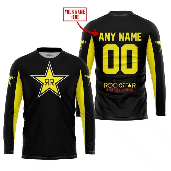 Custom Name Racing - Limited Edition - Rockstar - Yellow - Image 2