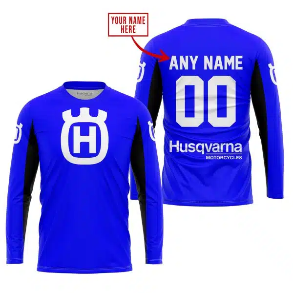 Custom Name Racing - Limited Edition - Husqvarna - Blue V2 - Image 2