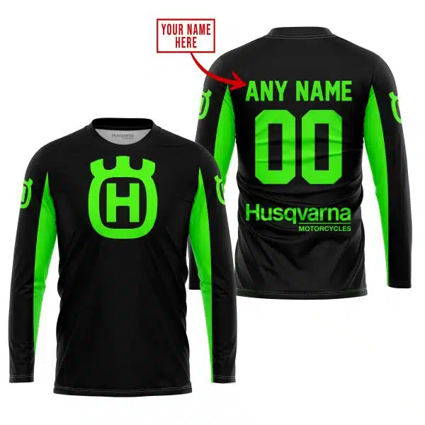 Custom Name Racing - Limited Edition - Husqvarna - Green - Image 2