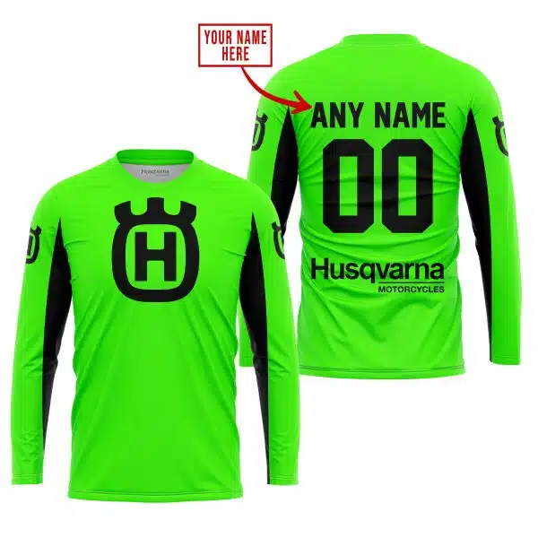 Custom Name Racing - Limited Edition - Husqvarna - Green V2 - Image 2