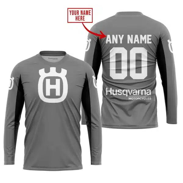 Custom Name Racing - Limited Edition - Husqvarna - Grey V2 - Image 2