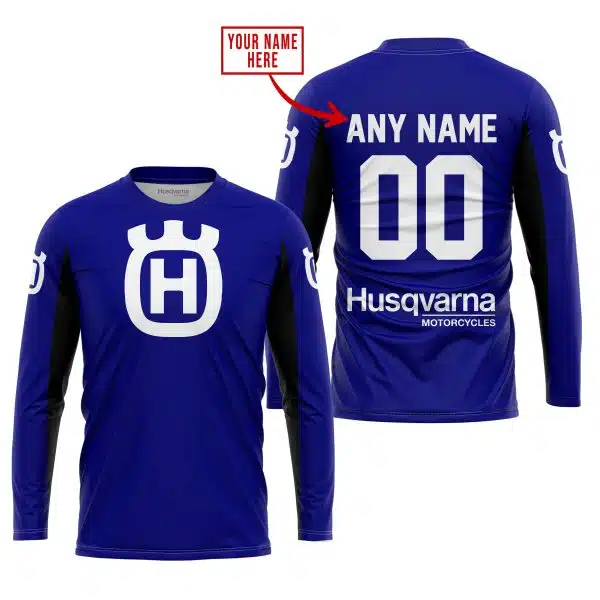 Custom Name Racing - Limited Edition - Husqvarna - Navy V2 - Image 2