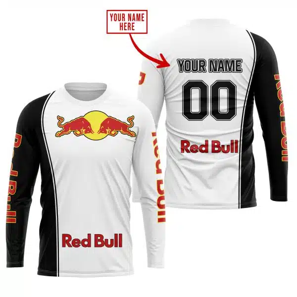 Limited Edition - Custom Name Motocrocss V2 - Red Bull - Image 2