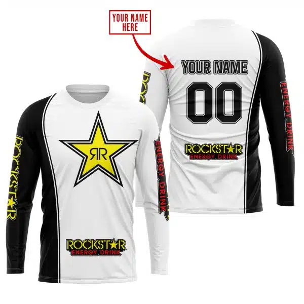 Limited Edition - Custom Name Motocrocss V2 - Rockstar Energy - Image 2