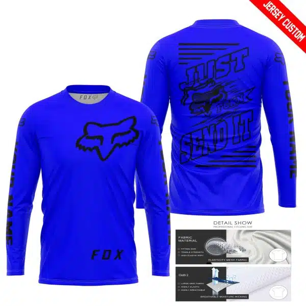 Premium Just Fckn Gonna Send It – Custom Name – Fox – Blue - Image 7