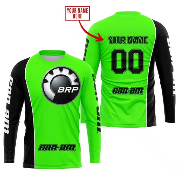 Limited Edition - Custom Name Motocrocss V2 - Can Am Green - Image 2