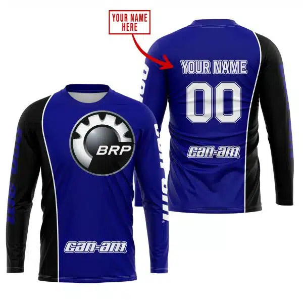Limited Edition - Custom Name Motocrocss V2 - Can Am Navy - Image 2