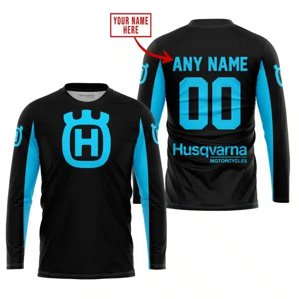 Custom Name Racing - Limited Edition - Husqvarna - Sky Blue - Image 2