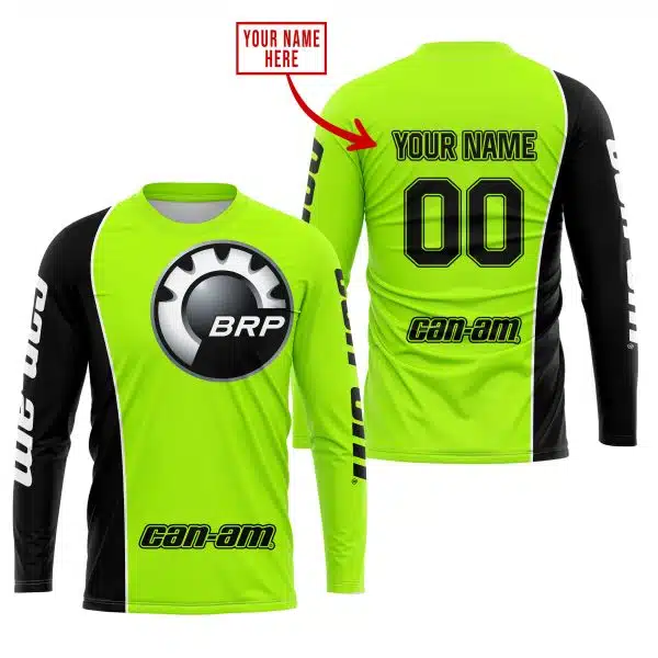 Limited Edition - Custom Name Motocrocss V2 - Can Am Neon - Image 2