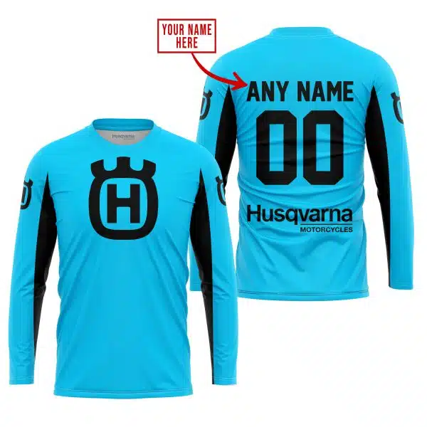 Custom Name Racing - Limited Edition - Husqvarna - Sky Blue V2 - Image 2
