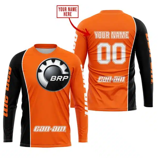 Limited Edition - Custom Name Motocrocss V2 - Can Am Orange - Image 2