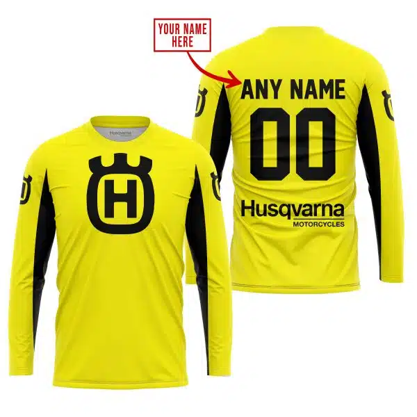 Custom Name Racing - Limited Edition - Husqvarna - Yellow V2 - Image 2