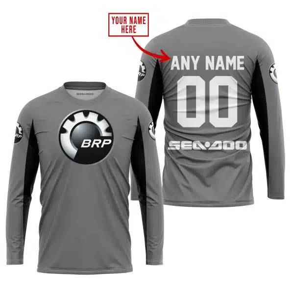 Custom Name Racing - Limited Edition - Sea Doo - Grey V2 - Image 2