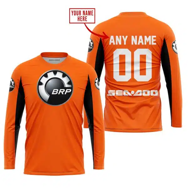 Custom Name Racing - Limited Edition - Sea Doo - Orange V2 - Image 2